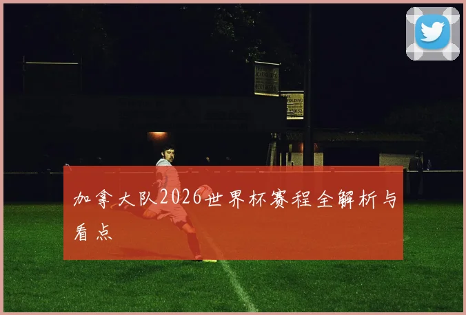 加拿大队2026世界杯赛程全解析与看点